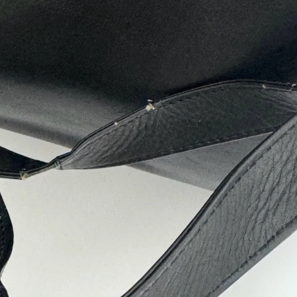 The Sak Black Leather Tote Bag